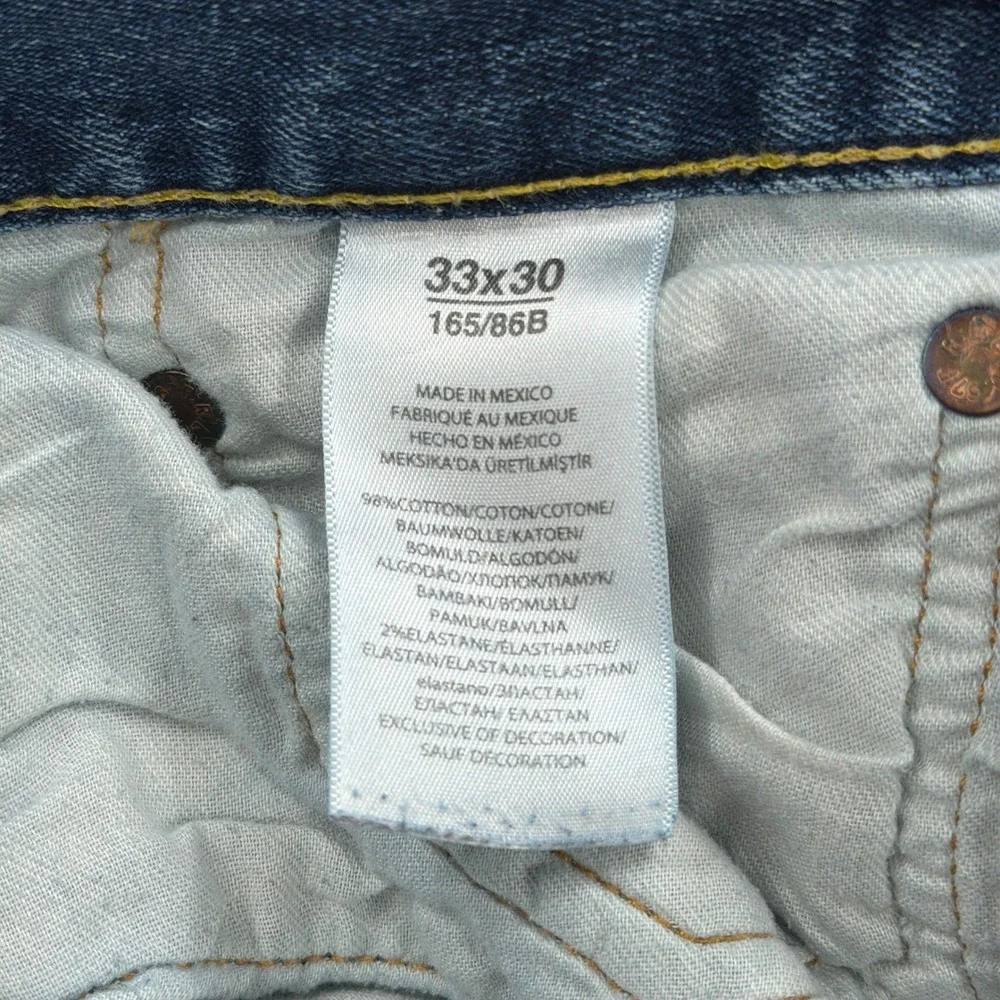 Polo Ralph Lauren Jeans Classic Fit 33x30 Straight Leg Blue Denim Mens